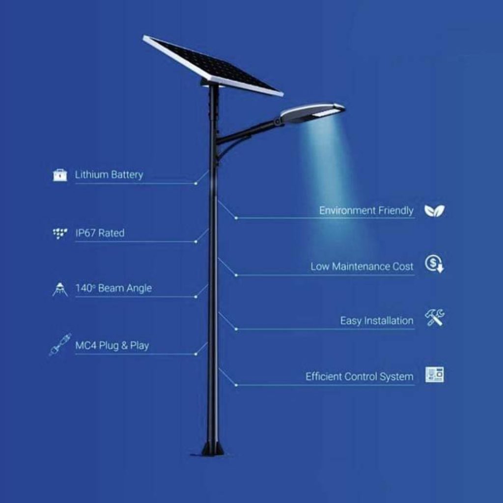 SEMI-INTEGRATED SOLAR LED STREET LIGHT 1